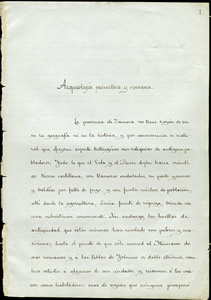 Volumen de texto del Catálogo Monumental de Zamora con la letra de Elena