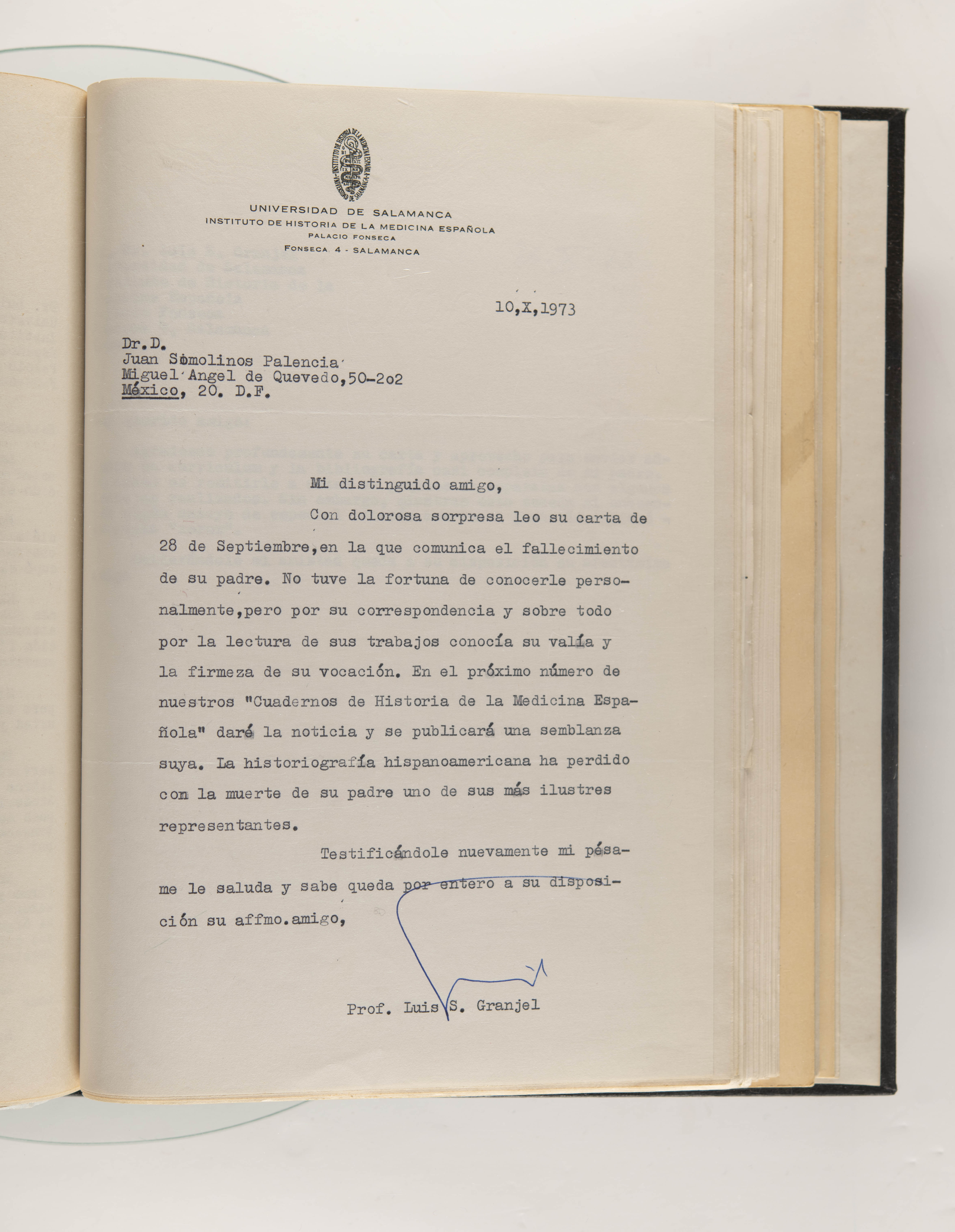 Carta de Jan a Granjel 