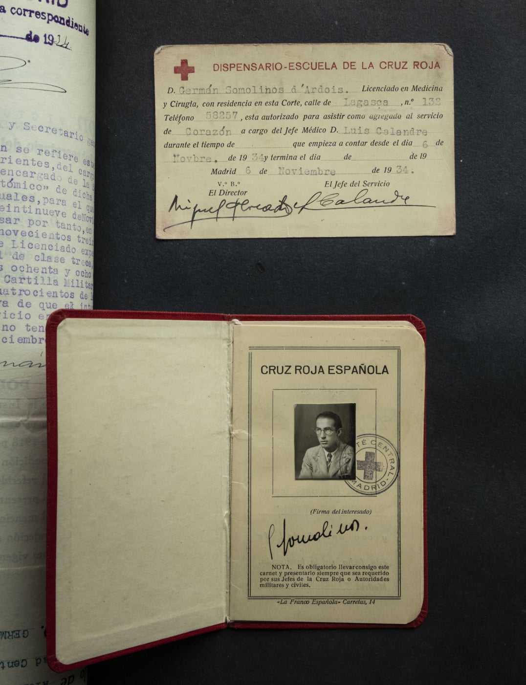 Foto carnet Cruz Roja