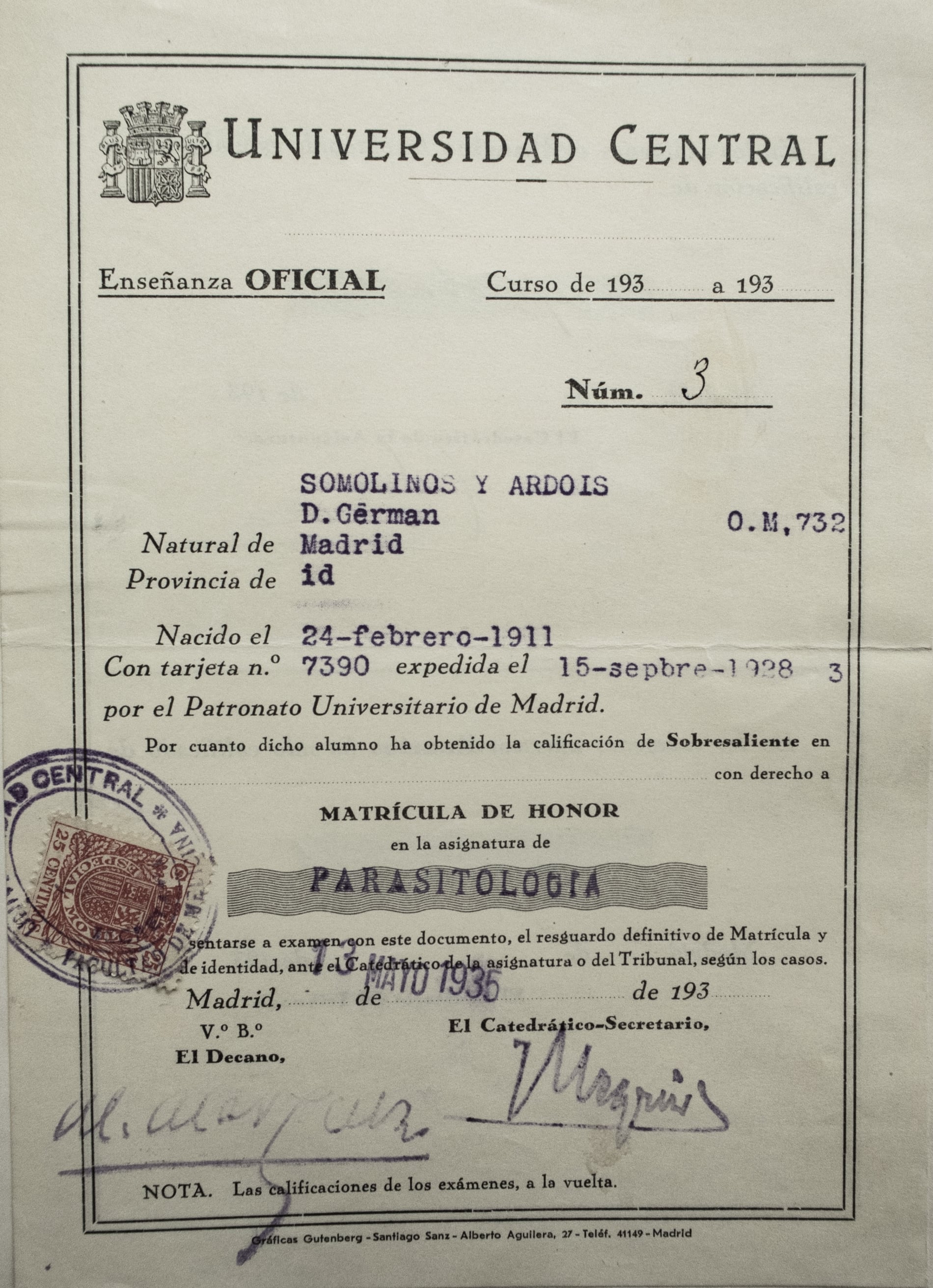 Foto carnet colegio oficial de médicos