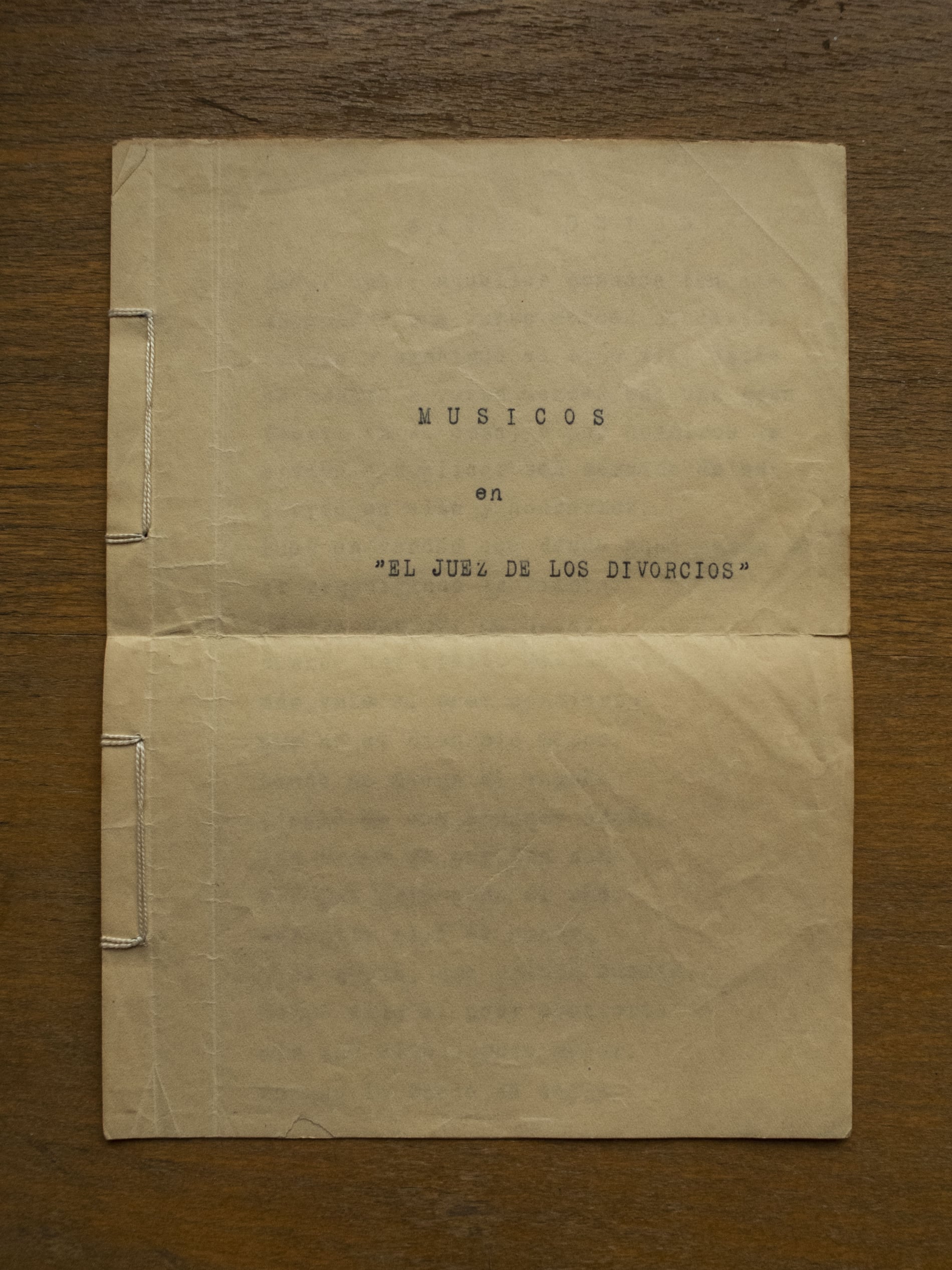 Portada Músicos en el Juez de los divorcios