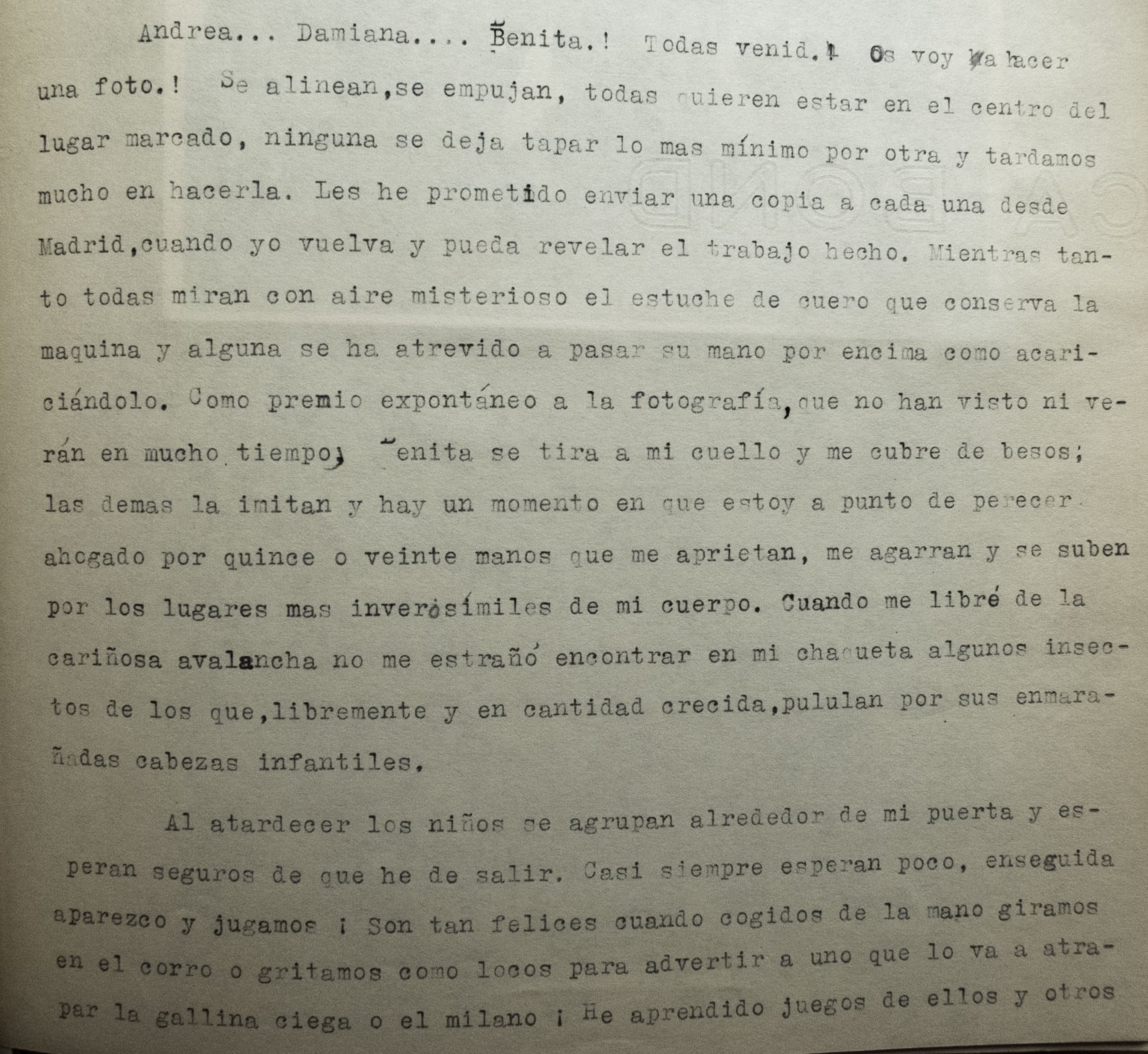 Foto texto niñas Sanabria