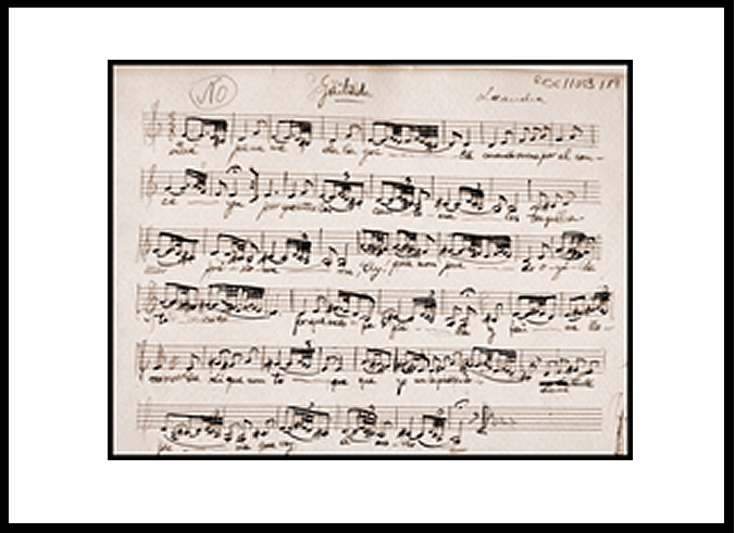 Descripción de la documentación musical de la biblioteca Tomás Navarro Tomás